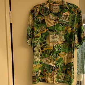 Tommy Bahama Tropical Print Disney women’s shirt